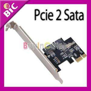   PCIE RAID Express Card to Internal 2 Port SATA Controller Card  