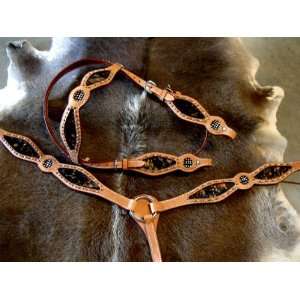  Bridle & Headstall Set with Light Tan Leather Everything 