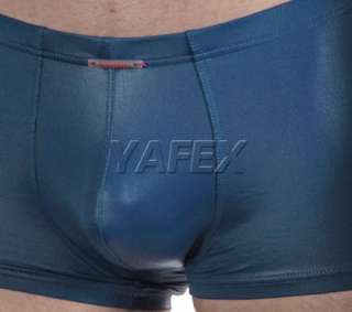 Sexy Men’s tight leather Underwear Boxers Briefs Shorts Trunks Pants 