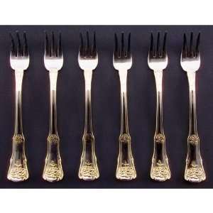   87635 Old Country Roses Set of 6 Seafood Forks