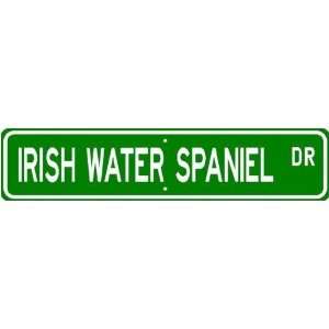  Irish Water Spaniel STREET SIGN ~ High Quality Aluminum 