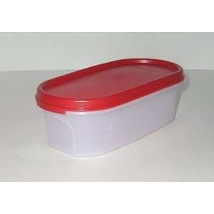  Tupperware Modular Mate Oval #1 Red 2 Cups