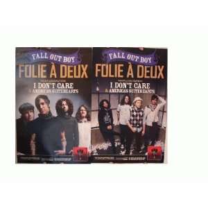  Fall Out Boy 2 Sided Poster Foile A Deux 