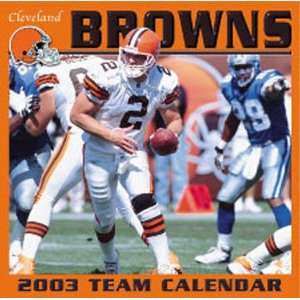  Cleveland Browns 2003 Wall Calendar