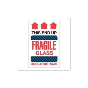    4 x 6   Fragile Glass   This End Up Labels
