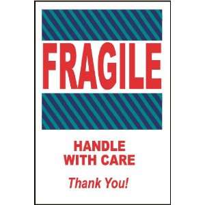 LABELS FRAGILE HANDLE WITH CARE THANK YOU