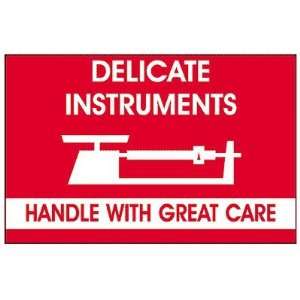  2 x 3 Fragile Shipping Labels   Delicate Instruments 