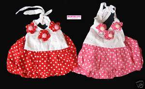 NEW Baby Clothes Summer Girls Set ^CUTE^ Red/Pink  