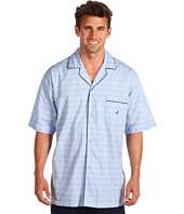 Nautica   Seaview Plaid S/S Sleep Camp Shirt