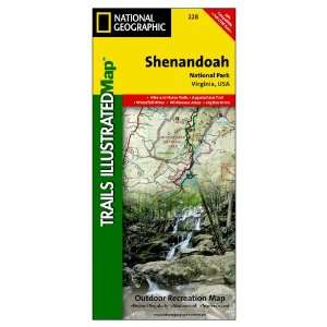  National Geographic Shenandoah National Park Trail Map 
