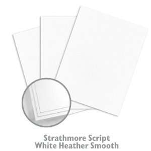  Strathmore Script White Heather Paper   1250/Carton 