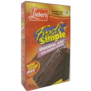 Liebers Frost & Simple Chocolate Cake With Chocolate Frosting 17 oz 