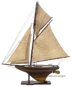 Authentic Models Victorian Pond Yacht Model Sailboat  