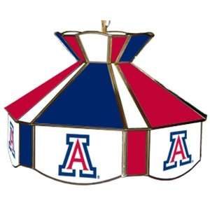    Arizona Wildcats Stained Glass Swag Light