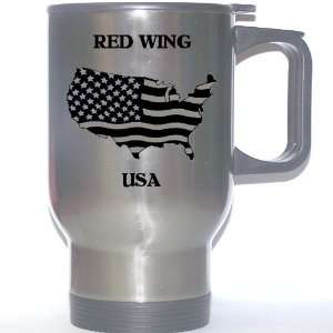  US Flag   Red Wing, Minnesota (MN) Stainless Steel Mug 