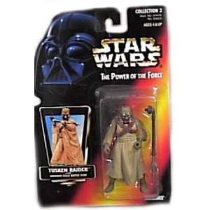 com Star Wars Power of the Force Tusken Raider Red Card Action Figure 