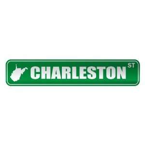   CHARLESTON ST  STREET SIGN USA CITY WEST VIRGINIA