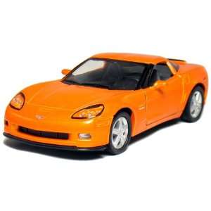  5 2007 Corvette Z06 136 Scale (Orange) Toys & Games