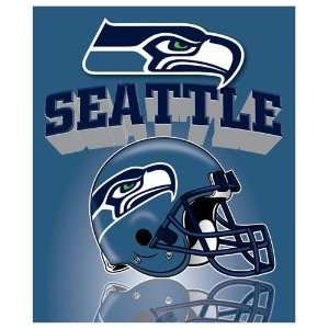  Northwest Seattle Seahawks Gridiron Fleece Throw Sports 