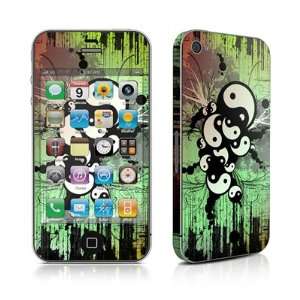 Ying Yang Man Design Protective Skin Decal Sticker for Apple iPhone 4 