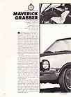   MAVERICK GRABBER 250/155HP ~ NICE 5 PAGE ROAD TEST / ARTICLE / AD