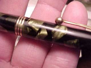 Old GREEN MARBLE 3 Band PARKER Mechanical Pencil  