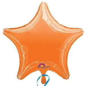  19 Orange Star Shape   Anagram Balloon Toys & Games