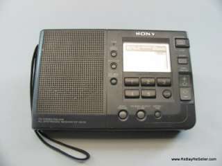 Sony ICF SW30 12 Band AM/FM Shortwave Alarm Clock Portable  