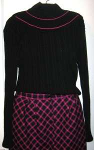 Ungaro 2 Pc Wool Sweater Skirt Set Womens Sz 8 Medium M  