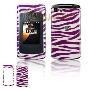  Purple and White Zebra Animal Skin Design Snap On Cover 