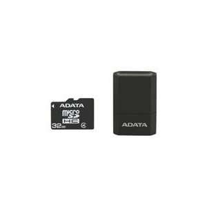  ADATA 32GB Class 4 Micro SDHC Flash Card with V3 USB 