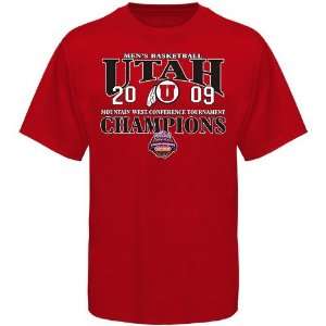 Utah Utes Crimson NCAA 2009 Mountain West Mens Basketball Tournament 