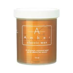  Amber Classic Wax 16 oz. Jar Beauty