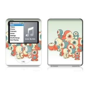  Apple iPod Nano (3rd Gen) Decal Vinyl Sticker Skin  Round 