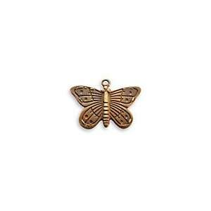   Brass Etched Butterfly Charm 20x14mm Charms Arts, Crafts & Sewing