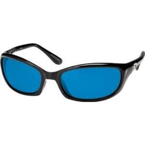  Costa Del Mar Harpoon Shiny Black/Costa 400 Blue Mirror 