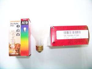 Sylvania #A19 Frosted Halogen 75W Light Bulb (N) 8/1/1  