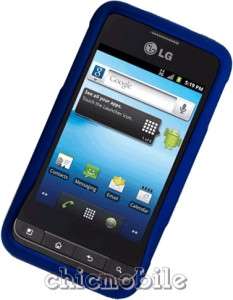 Premium Titanium BLUE Case Cover  NET 10 LG OPTIMUS NET L45C 