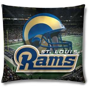  Saint Louis Rams NFL Photo Real Toss Pillow (18x18 
