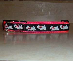 WESTIE COLLAR PINK TRADITIONAL FREE SHIP USA  