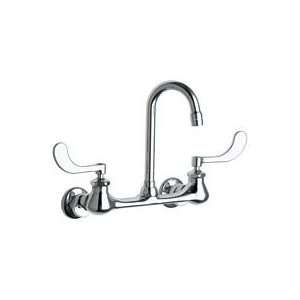   Manual Wall Mounted Utility Faucet with Rigid/Swing Gooseneck Spout