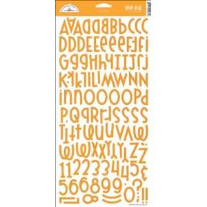  Shin Dig Cardstock Alphabet Stickers 6X13 Sheet 