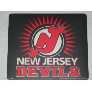   New Jersey Devils Hockey Team Logo Computer Mouse Pad 