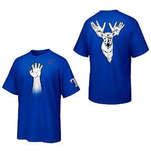  Texas Rangers Royal Claw and Antlers T Shirt by Nike 