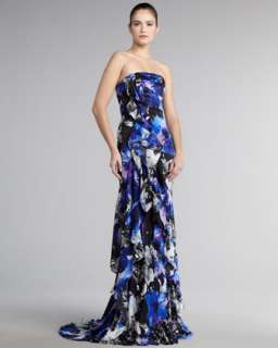 Top Refinements for Sleeveless Chiffon Gown