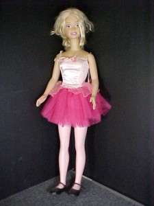 Beautiful 1992 Mattel My Size 38 Barbie Doll in Pink Dress  