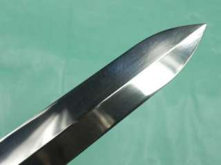 Japanese Custom Hand Made Stiletto Tanto Silver Knife  