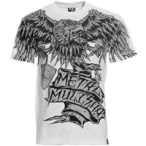 Metal Mulisha White War Bird T shirt