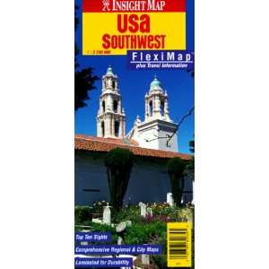  Insight Map USA Southwest Fleximap Plus Travel 