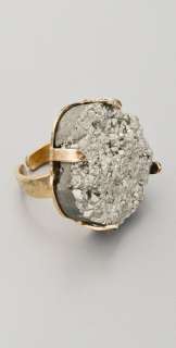 Citrine by the Stones Pyrite Ring  
